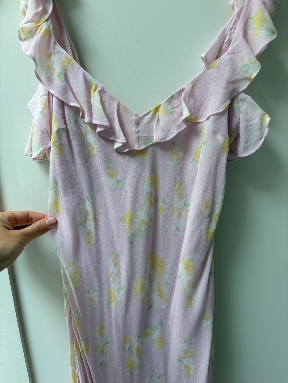 NWT LoveShackFancy Rosalina floral dress - Picture 7 of 10